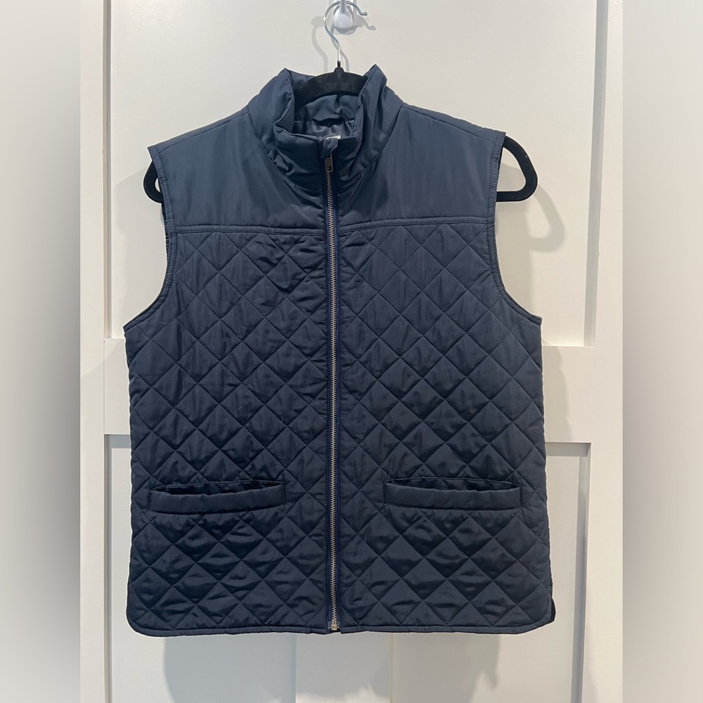 Crewcuts Navy Quilted Puffer Vest